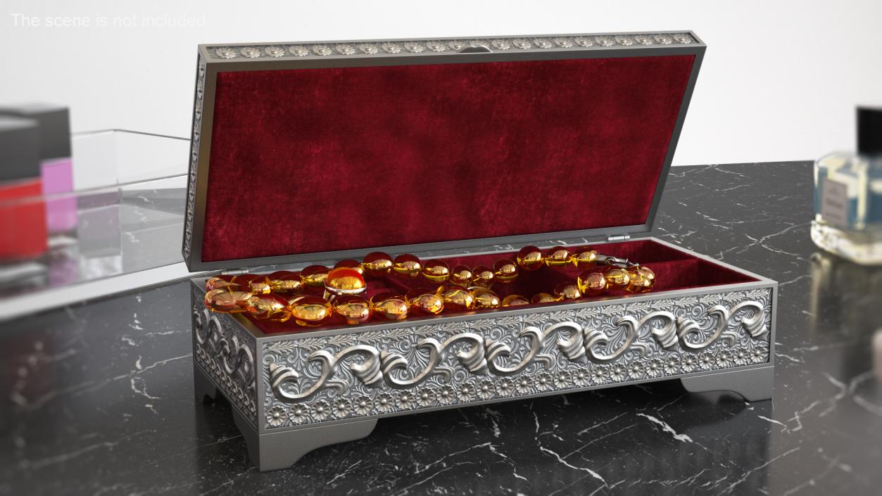 3D model Open Treasure Box Collection 4