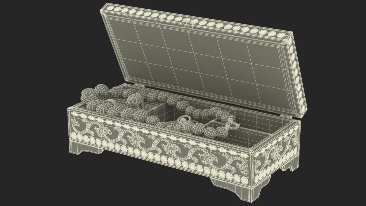 3D model Open Treasure Box Collection 4