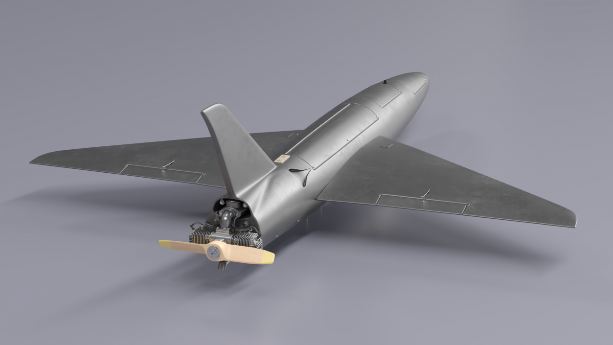 Air Drone Kamikaze Black 3D model