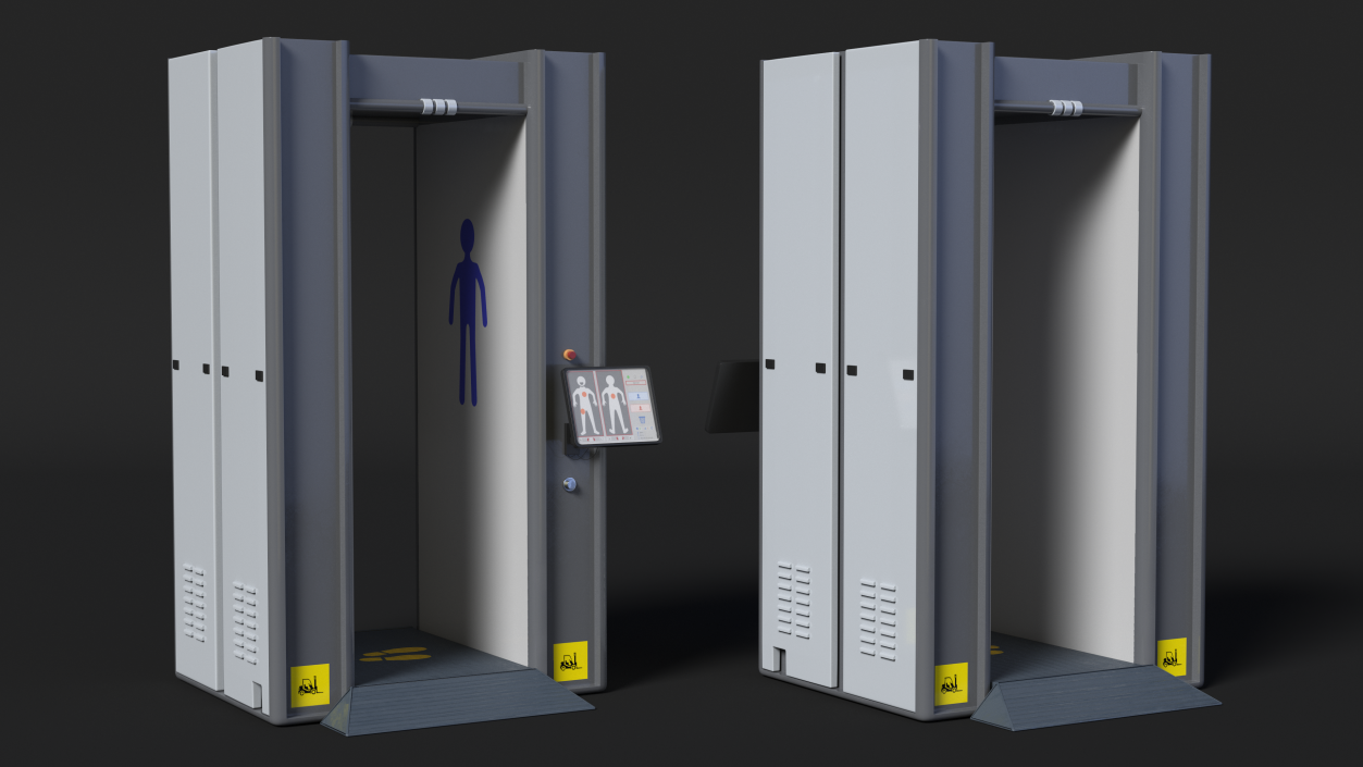 3D X-Ray Body Scanner model