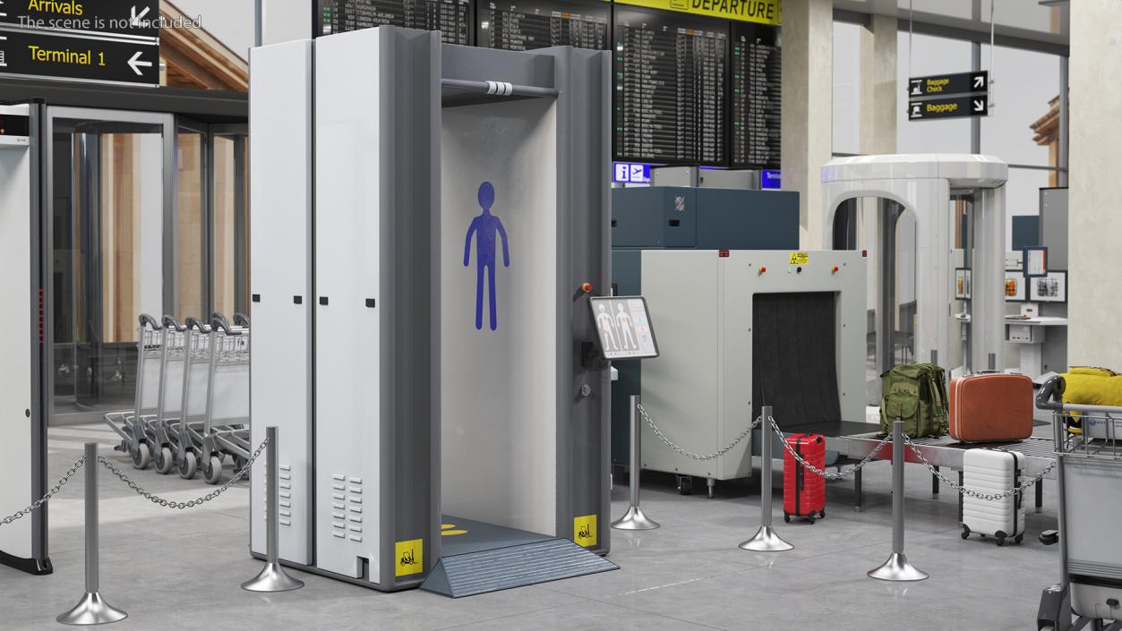 3D X-Ray Body Scanner model