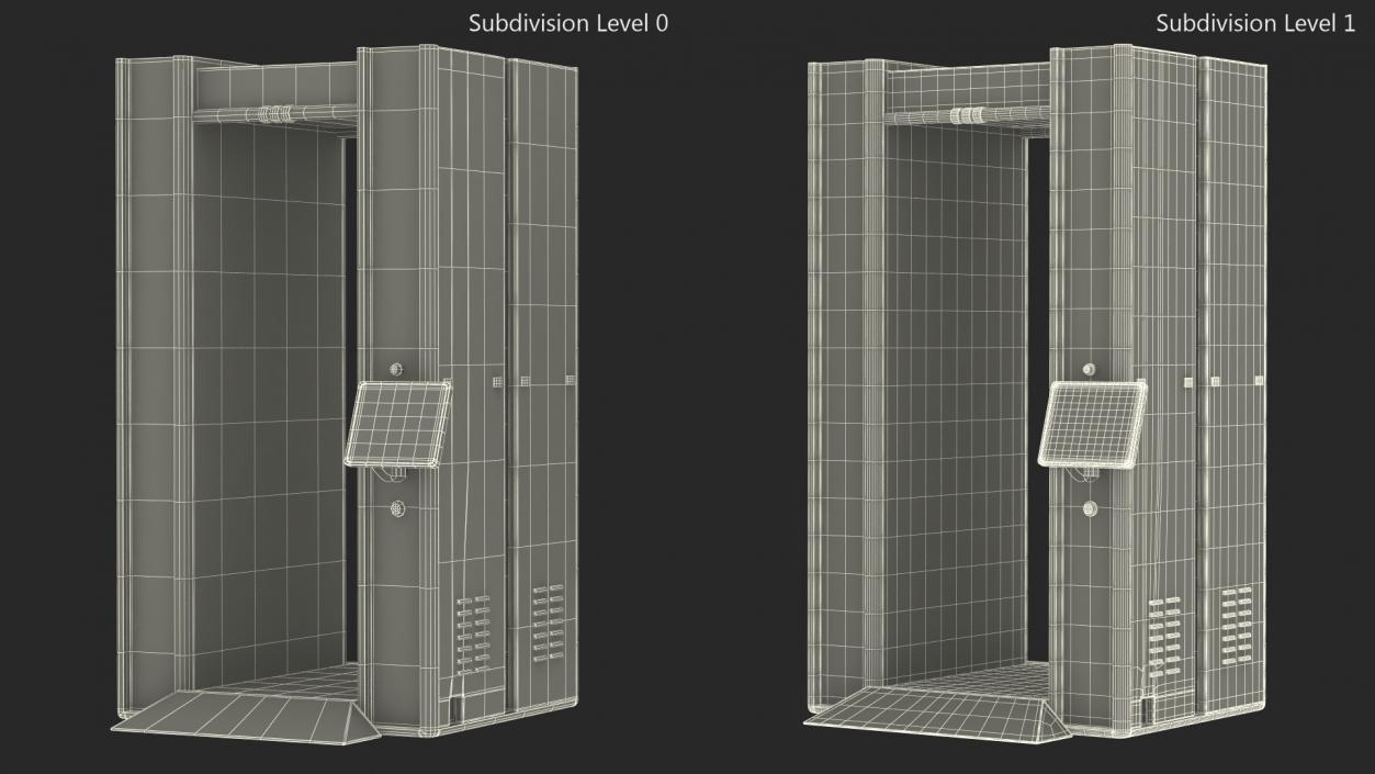 3D X-Ray Body Scanner model