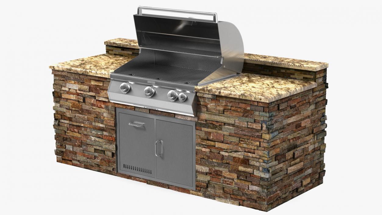 FireMagic Built in Outdoor Grill 3D