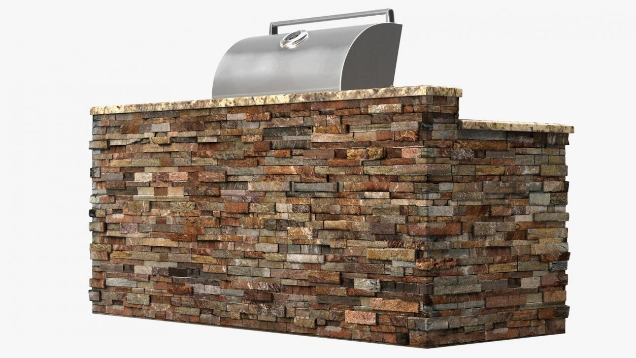 FireMagic Built in Outdoor Grill 3D