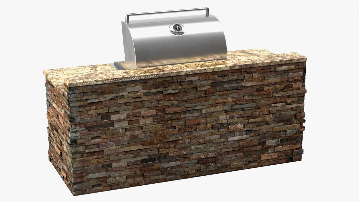 FireMagic Built in Outdoor Grill 3D