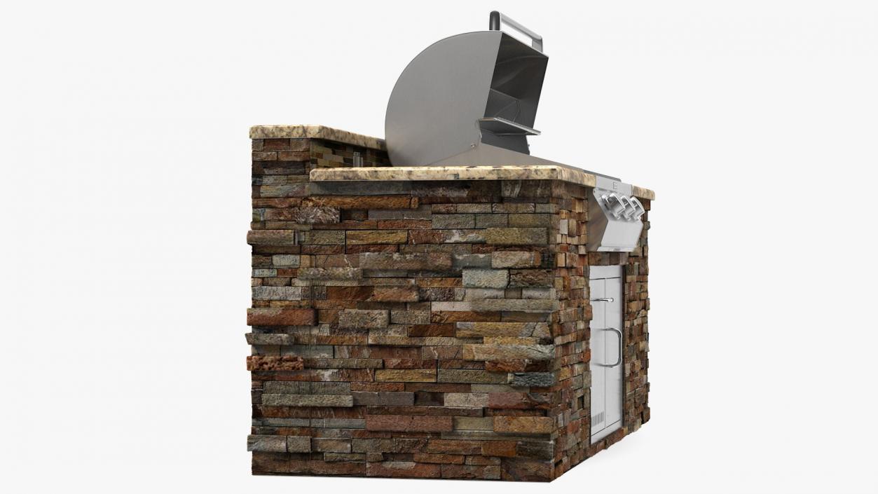 FireMagic Built in Outdoor Grill 3D