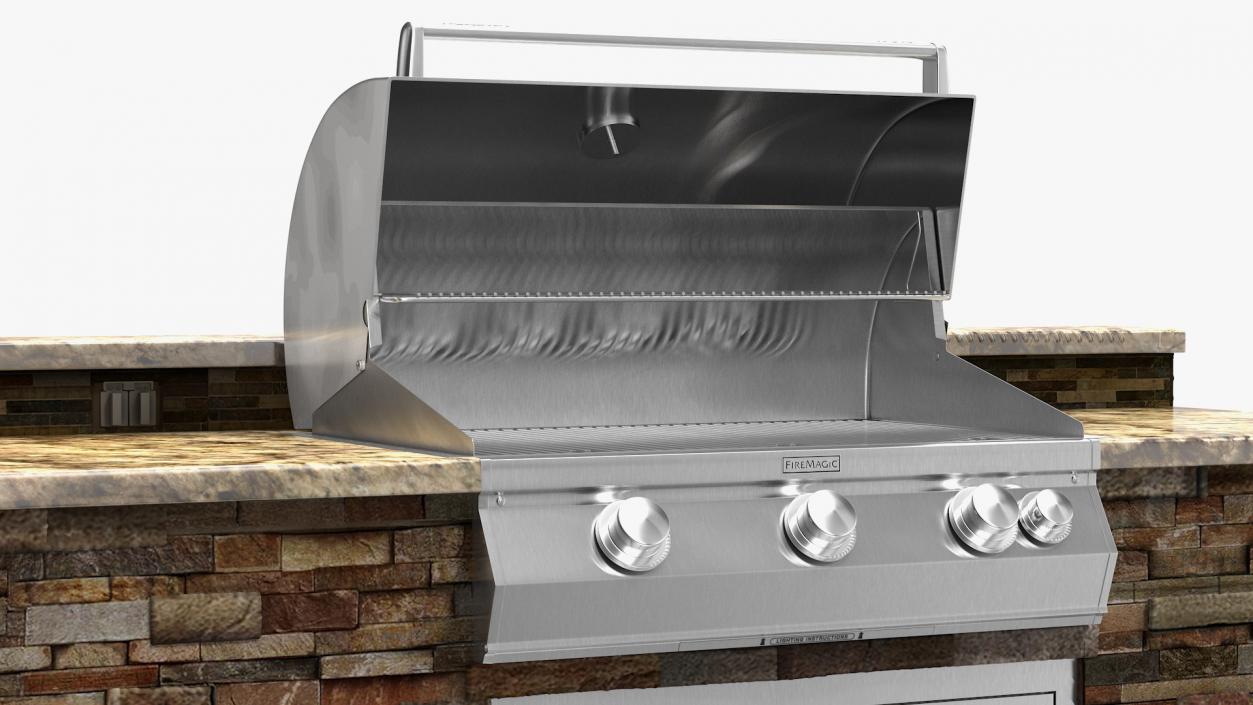 FireMagic Built in Outdoor Grill 3D