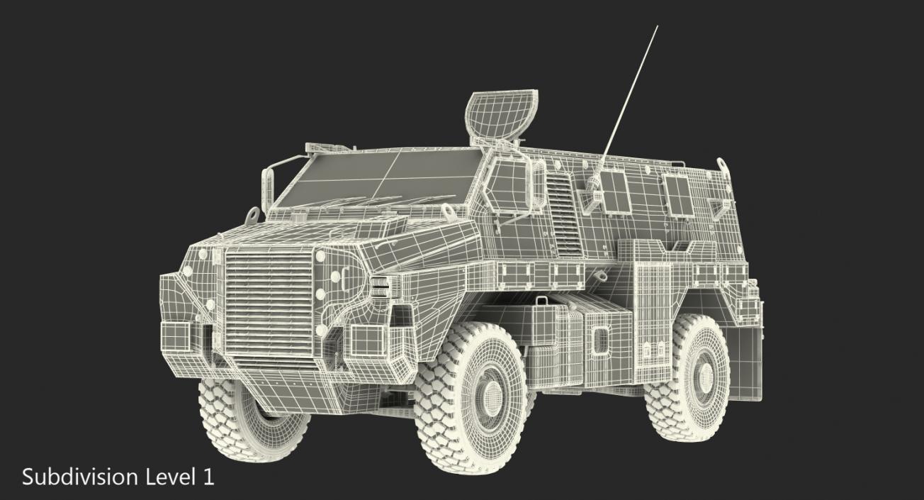 3D model Bushmaster 4x4 Camo Medic