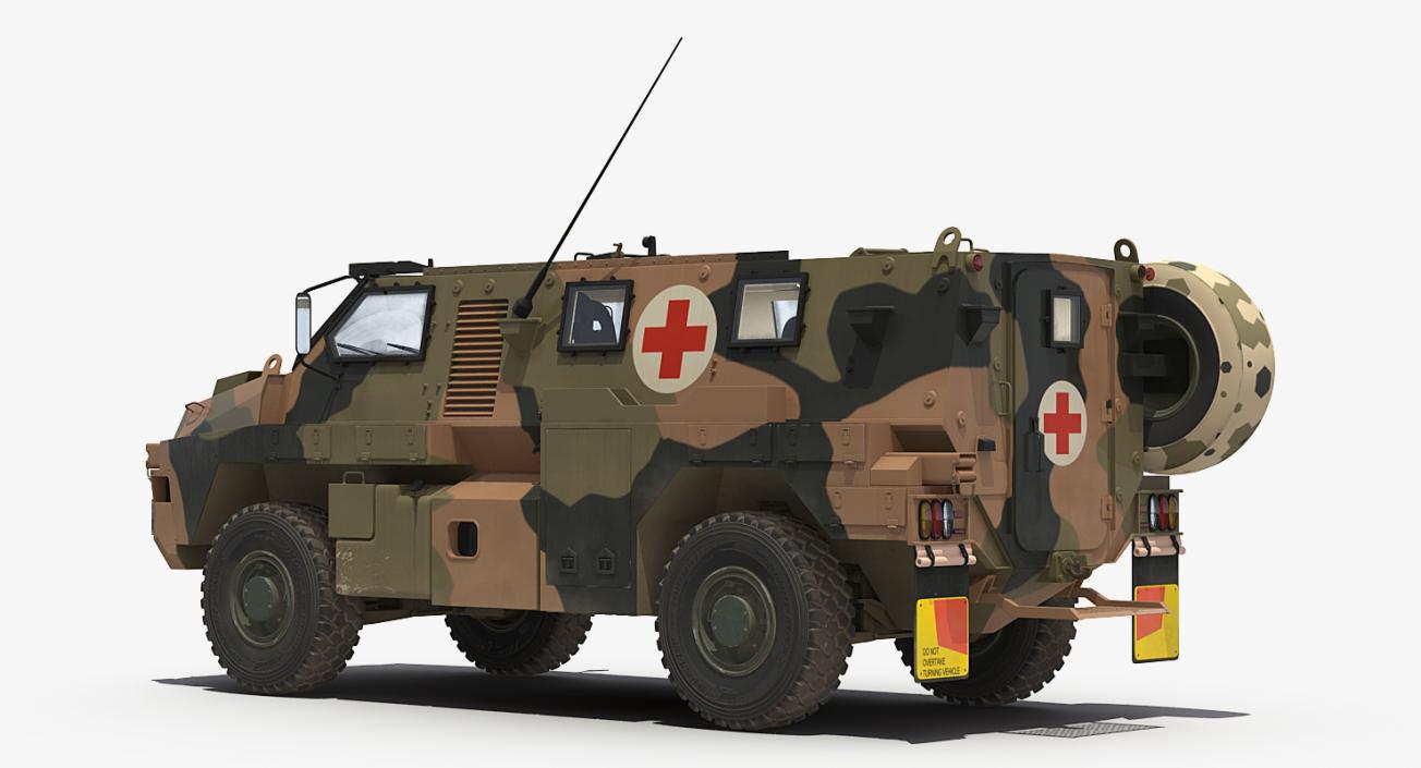 3D model Bushmaster 4x4 Camo Medic