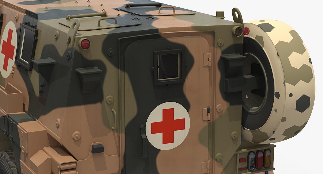 3D model Bushmaster 4x4 Camo Medic