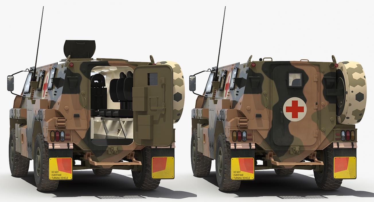 3D model Bushmaster 4x4 Camo Medic