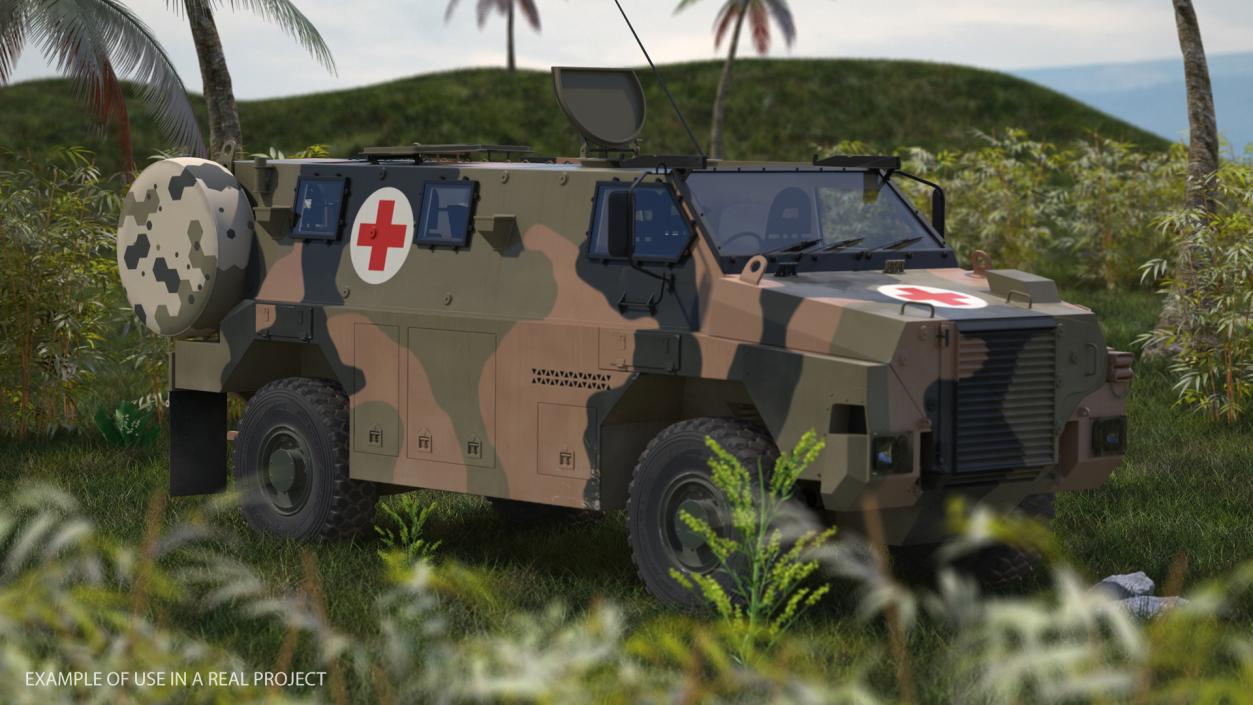 3D model Bushmaster 4x4 Camo Medic