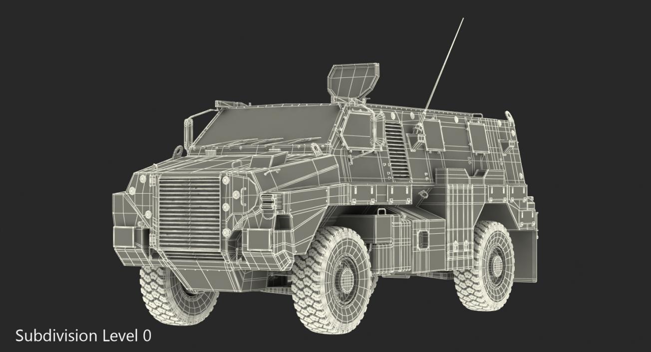 3D model Bushmaster 4x4 Camo Medic