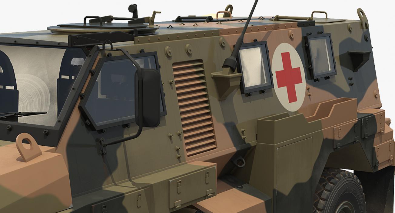 3D model Bushmaster 4x4 Camo Medic