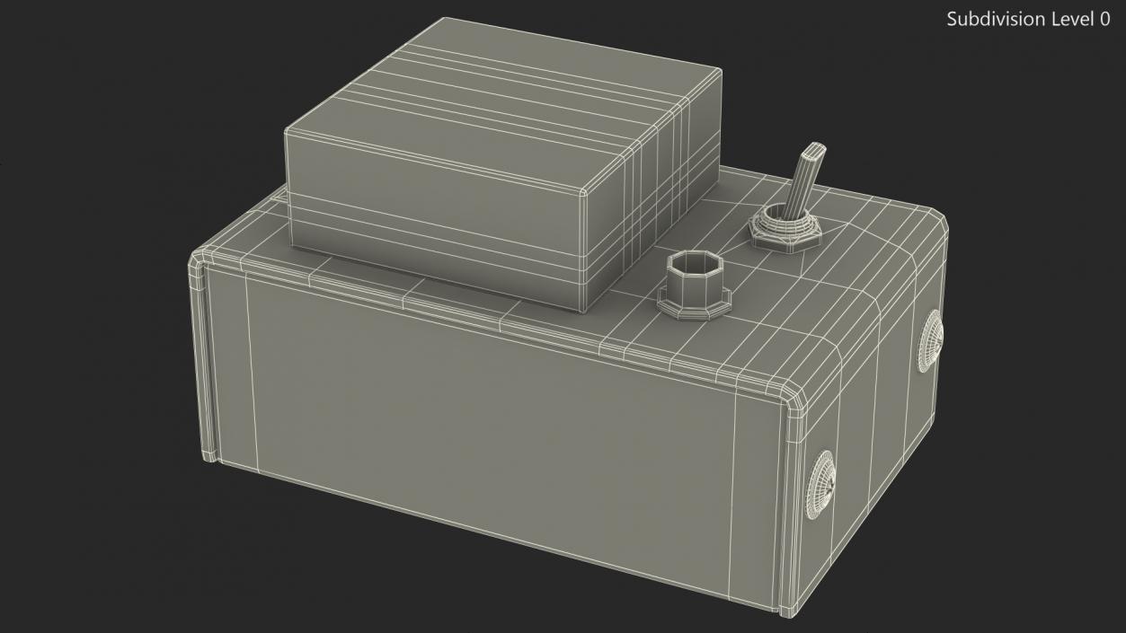 3D Handheld Detonator model