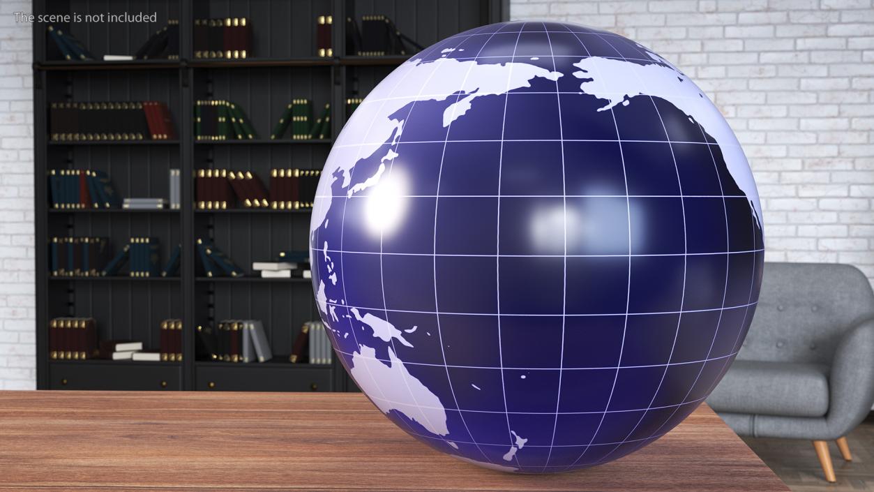 3D model Stylized Earth Globe