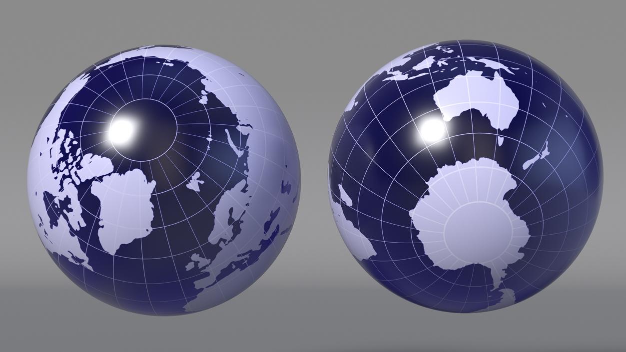 3D model Stylized Earth Globe