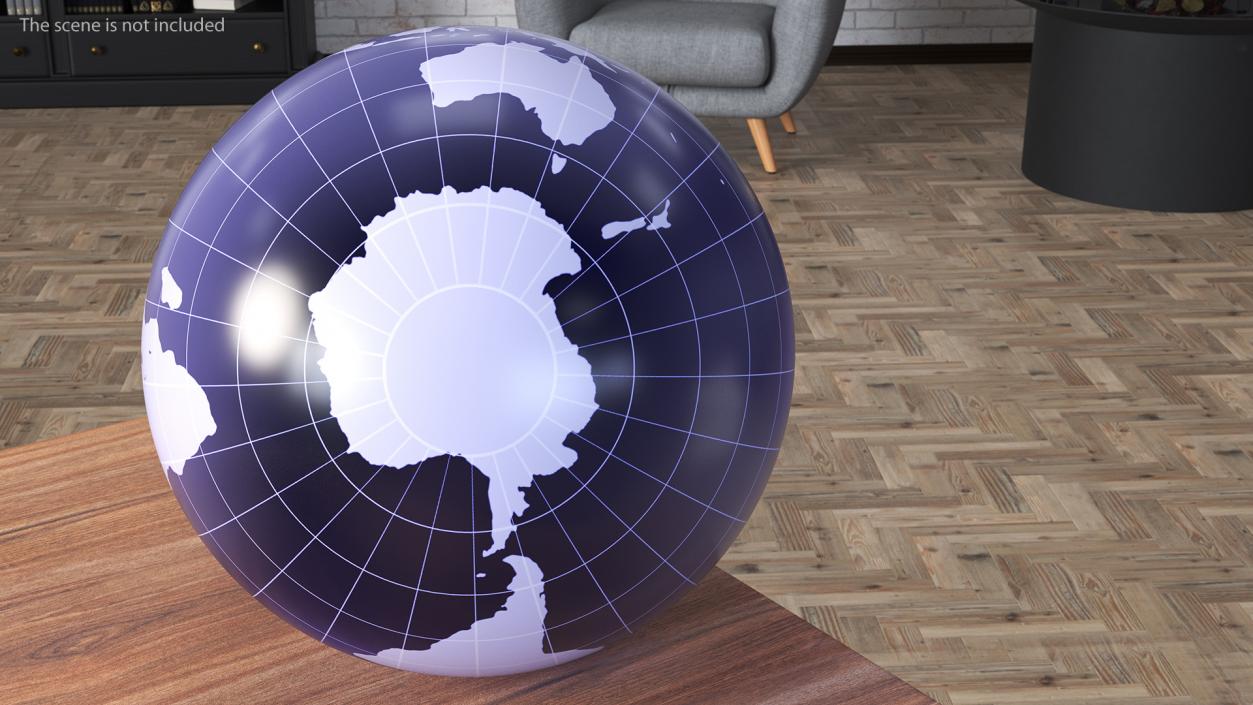 3D model Stylized Earth Globe