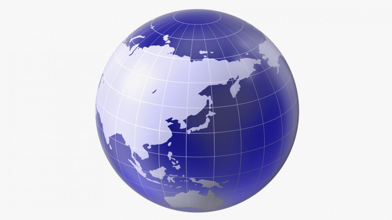 3D model Stylized Earth Globe