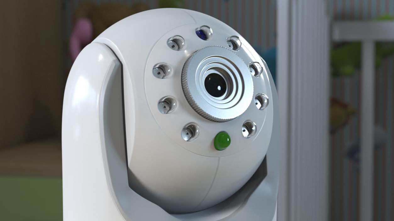 3D model Wireless WiFi CCTV Camera