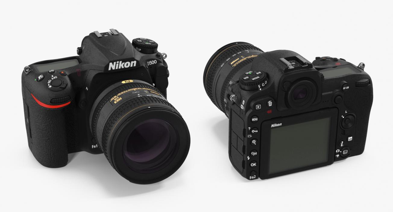 3D model Nikon D500