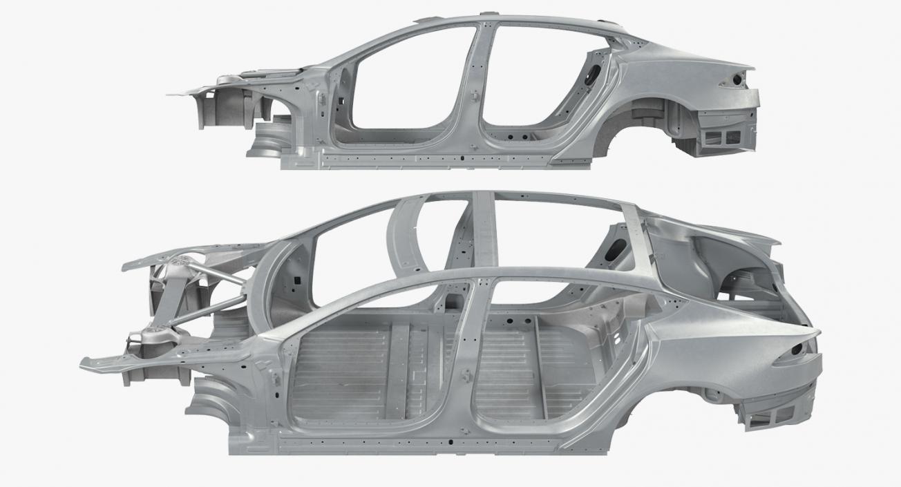 3D Tesla Model S Frame 3