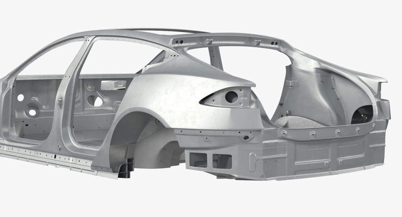 3D Tesla Model S Frame 3