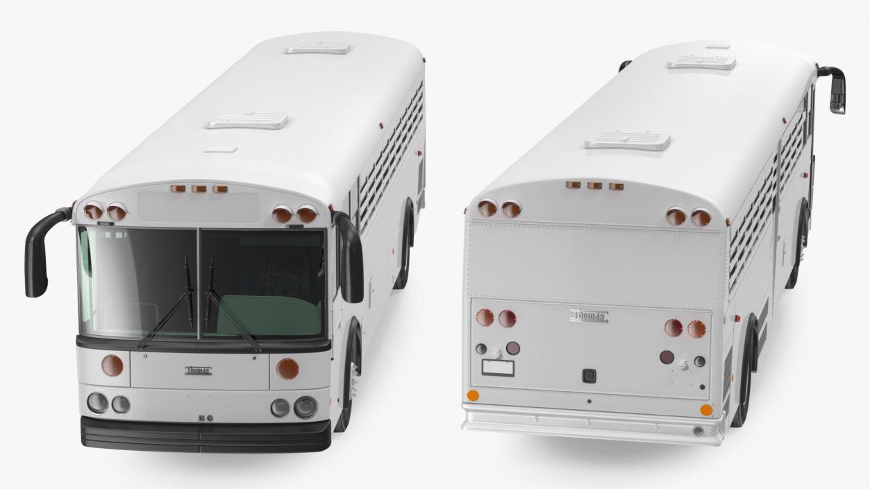 Thomas Saf T Liner Prison Transport Bus 3D model