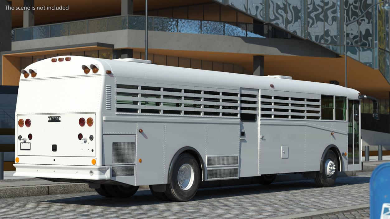 Thomas Saf T Liner Prison Transport Bus 3D model