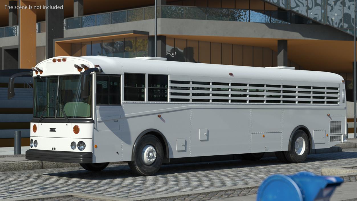 Thomas Saf T Liner Prison Transport Bus 3D model