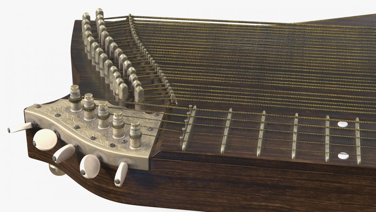 Concert Zither 3D model