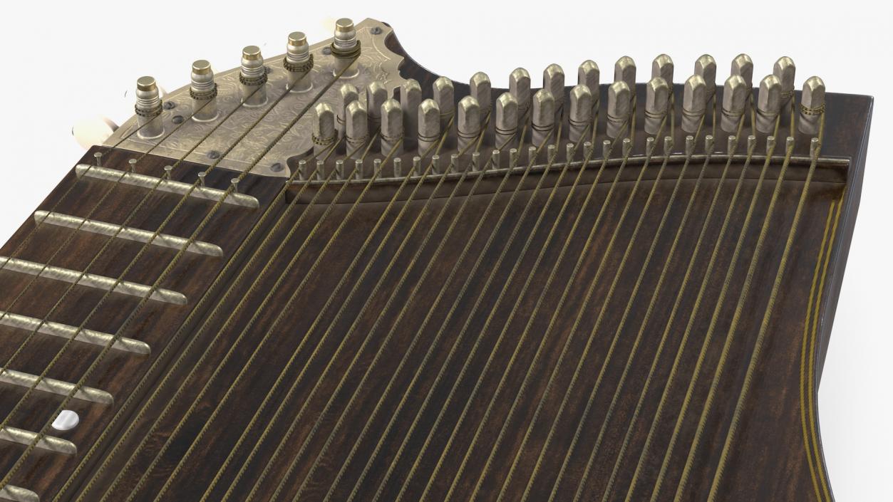 Concert Zither 3D model