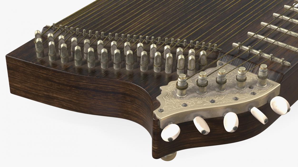 Concert Zither 3D model