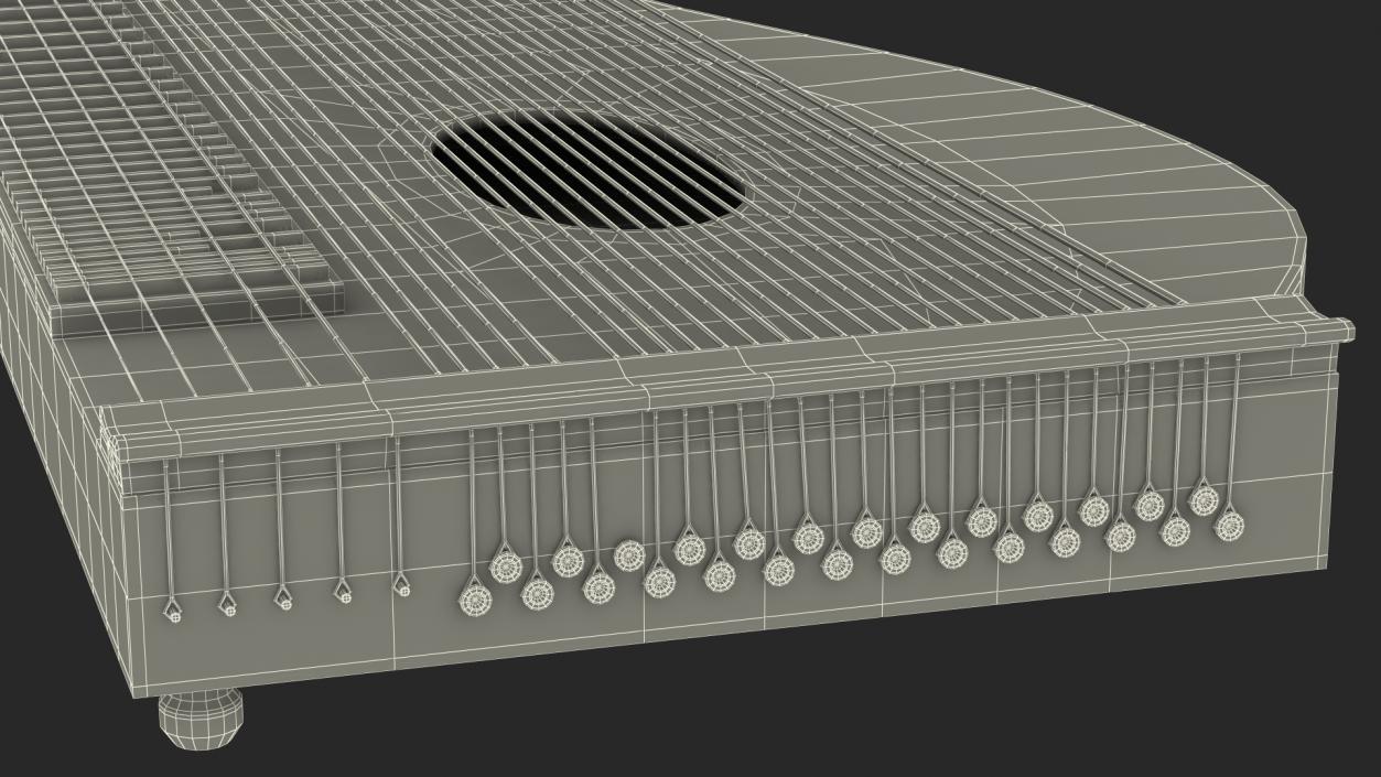 Concert Zither 3D model