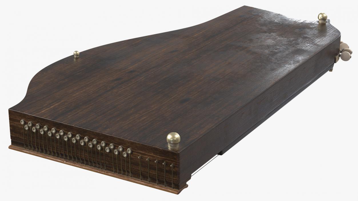 Concert Zither 3D model