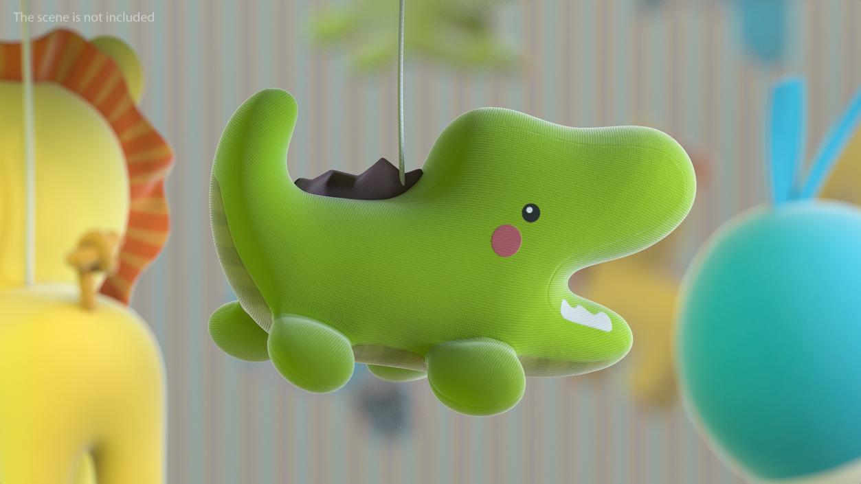 Baby Plastic Animal Toys 3D model