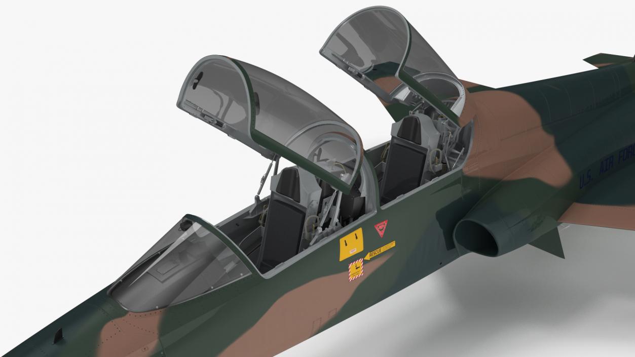 3D Military T-38 Talon Jet Trainer Camo