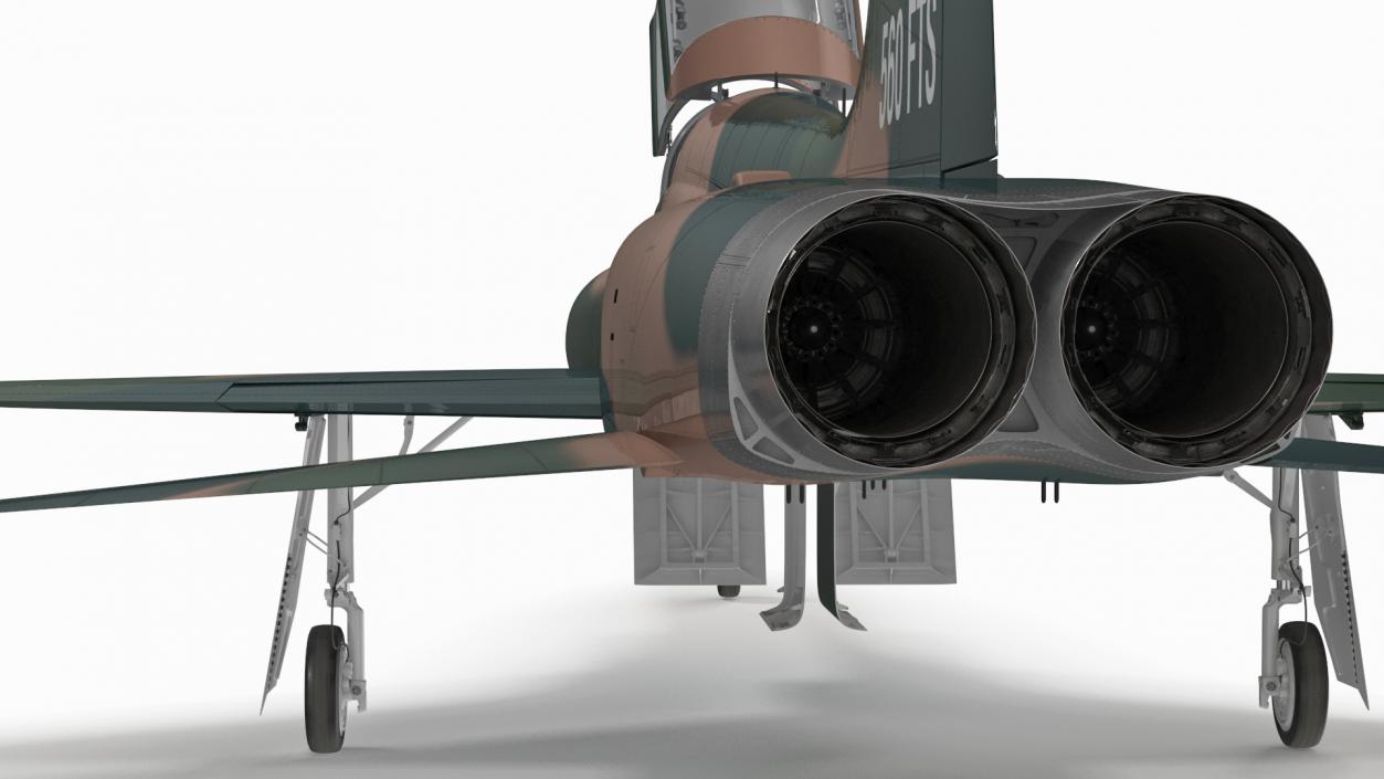 3D Military T-38 Talon Jet Trainer Camo