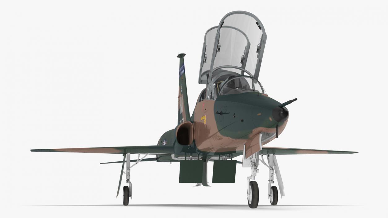 3D Military T-38 Talon Jet Trainer Camo