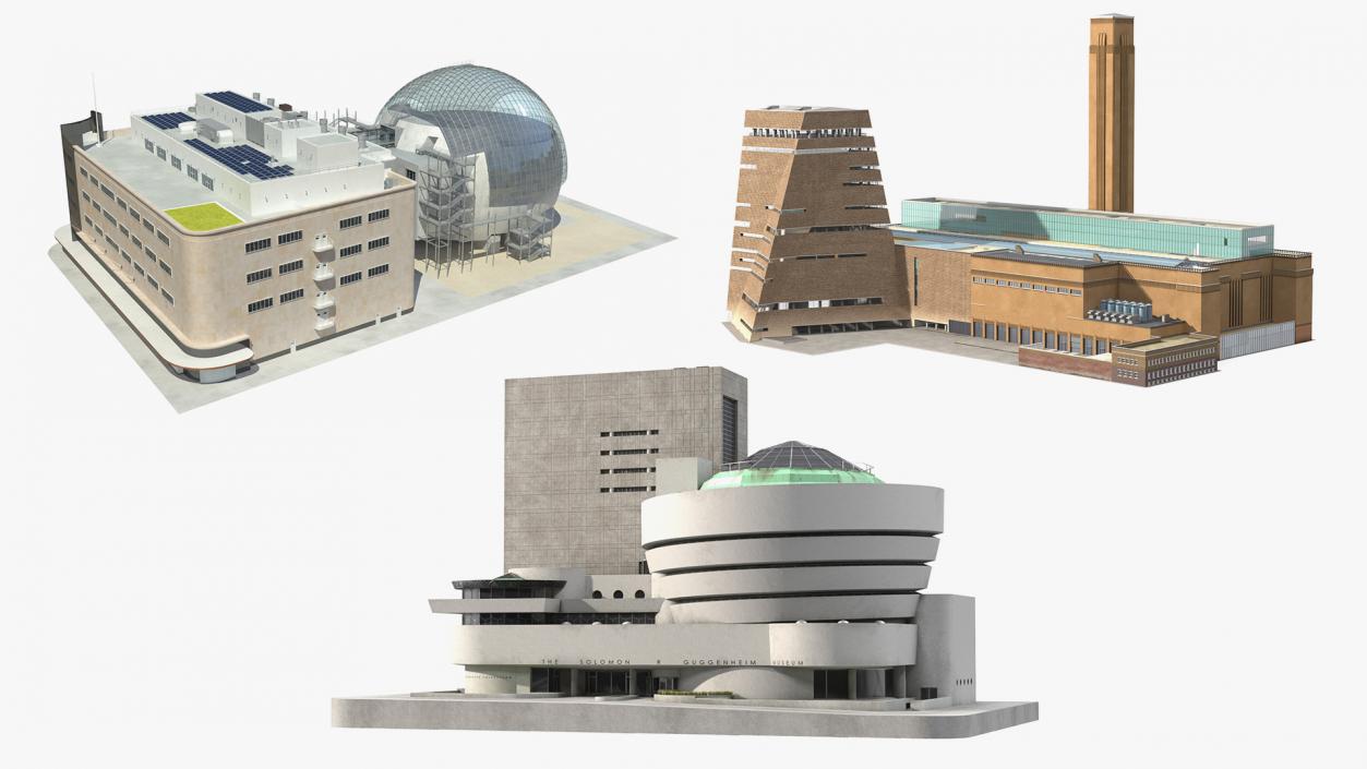 3D Museums Collection model