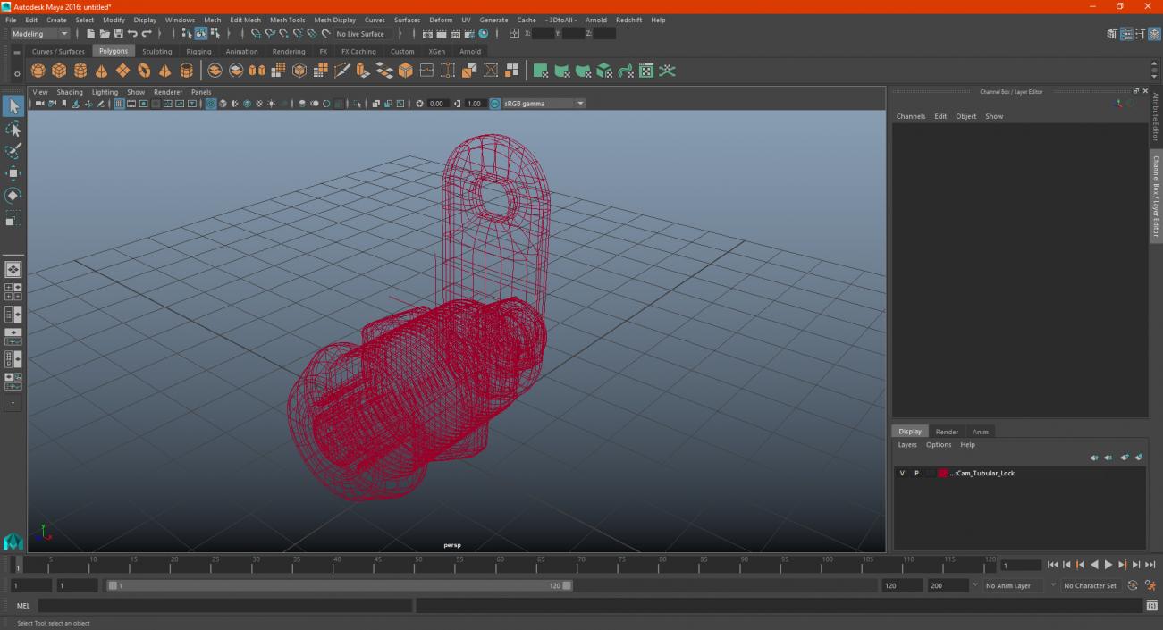 3D Cam Tubular Lock