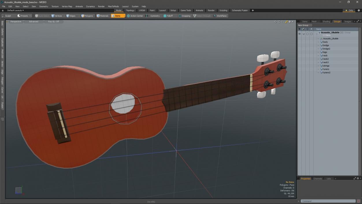 3D Acoustic Ukulele