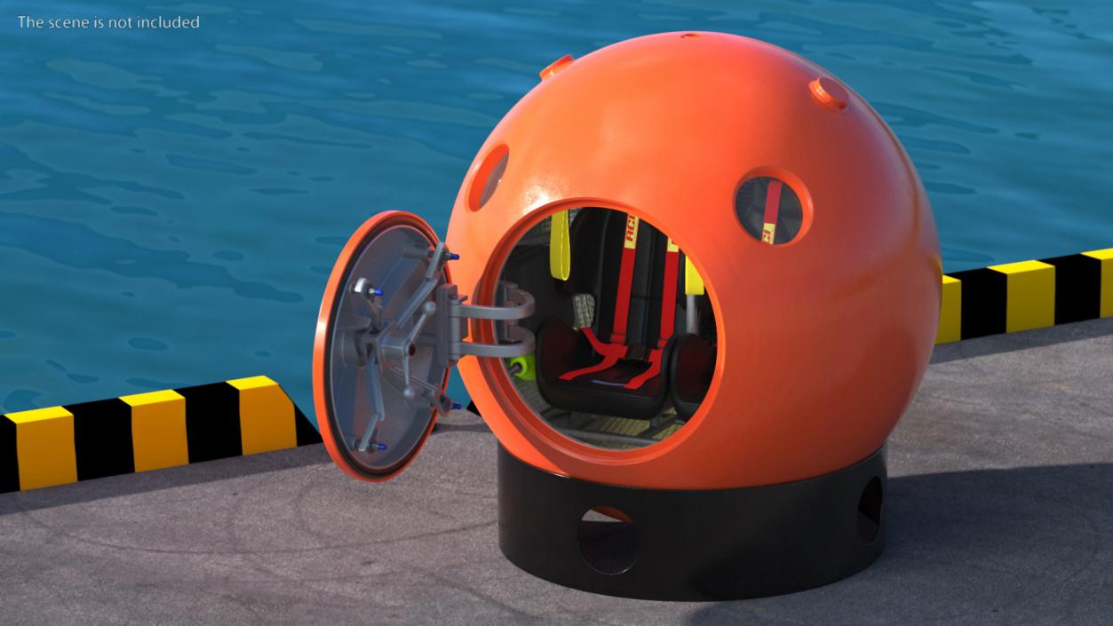 3D Tsunami Survival Capsule Rigged