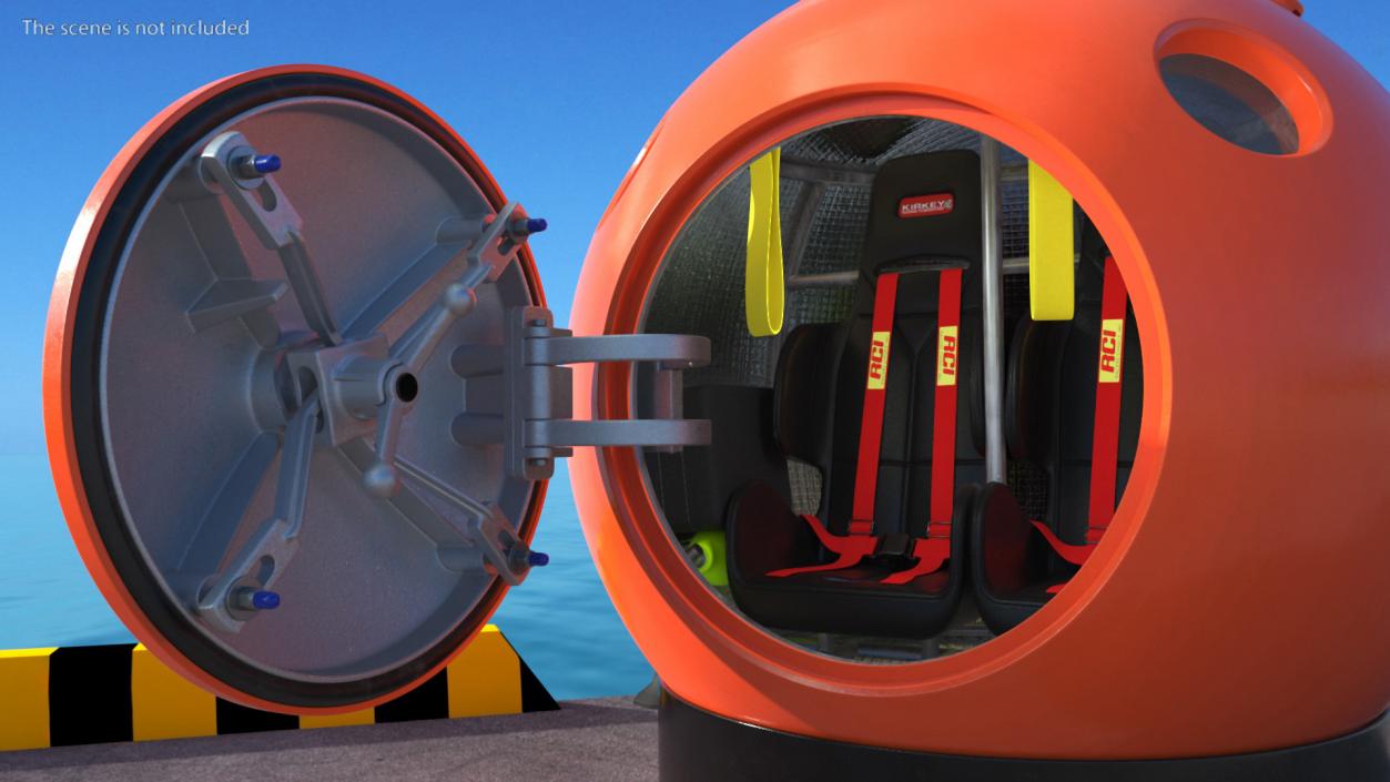 3D Tsunami Survival Capsule Rigged