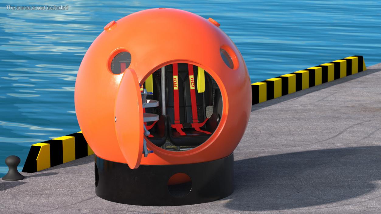 3D Tsunami Survival Capsule Rigged