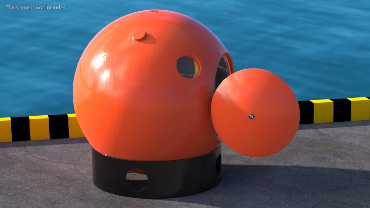 3D Tsunami Survival Capsule Rigged