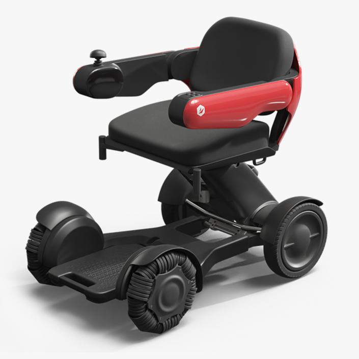 JBH Intelligent Electric Wheelchair Rigged 3D