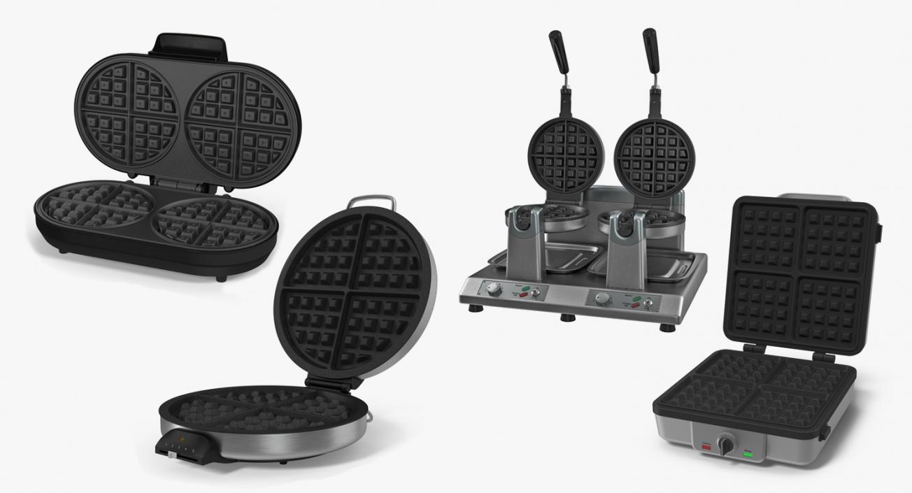 Waffle Makers Collection 3D model