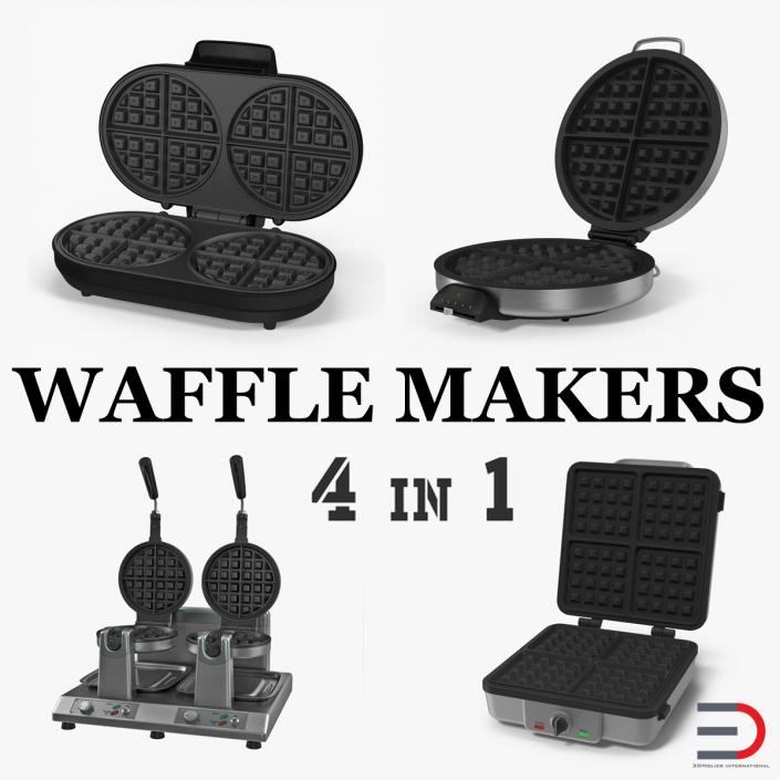 Waffle Makers Collection 3D model