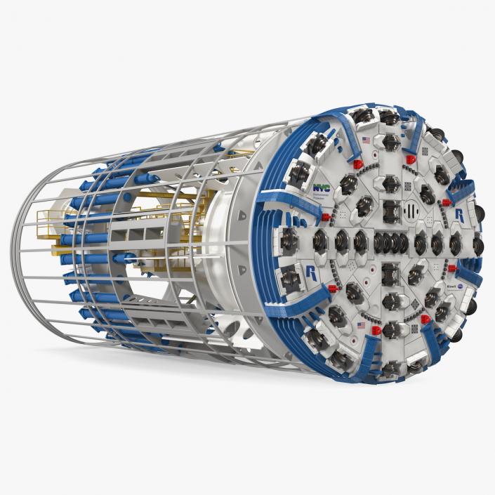 Tunnel Boring Machine Cutterhead 3D